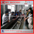 WPC door frame/profile making machine-PVC add wood powder composite WPC profile making machine